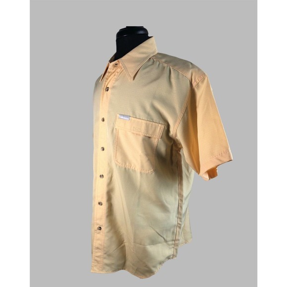 Columbia GRT Men Checker Button Outdoor Shirt MED - Picture 4 of 12